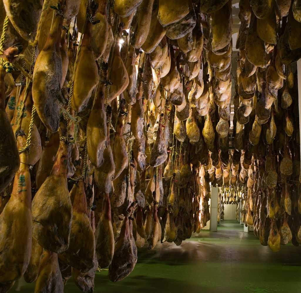 Bodega de curación de jamones